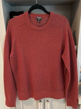 Todd Snyder Men's Crewneck Sweater in Rust Red
